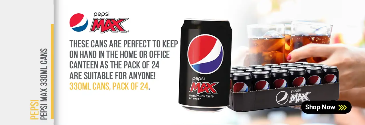 Pepsi Max Cola 330ml Cans (Pack of 24)