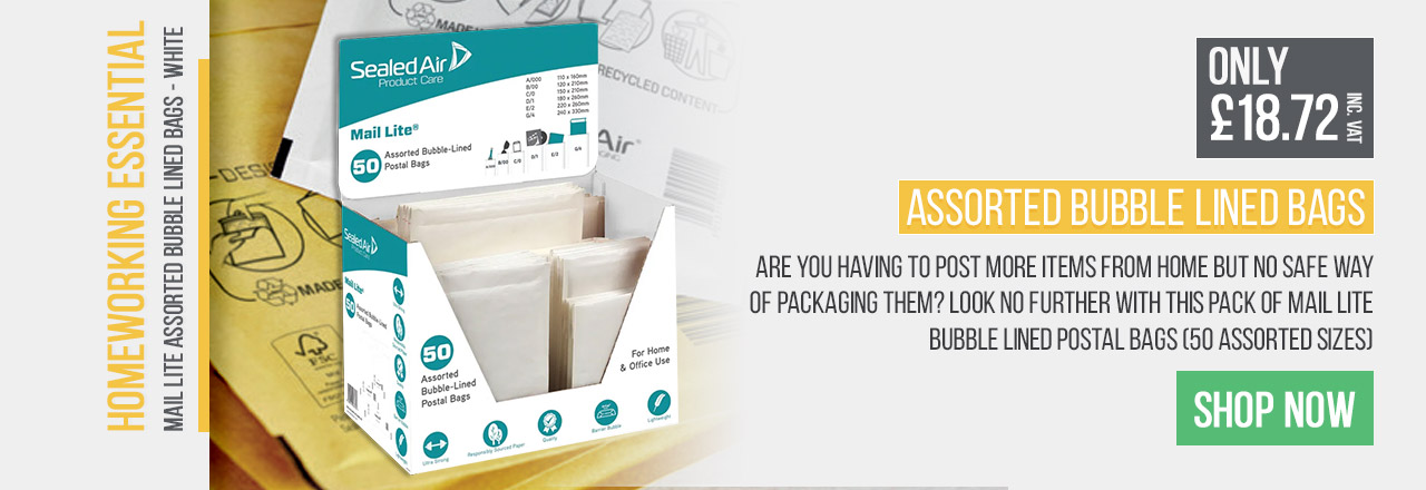 Are you having to post more items from home but no safe way of packaging them?