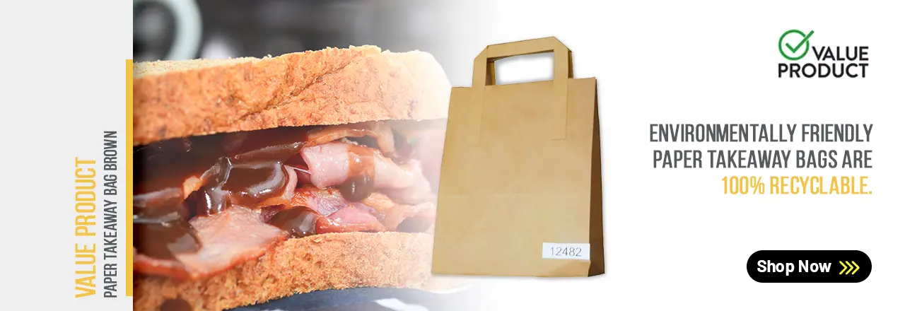 Paper Takeaway Bag Brown