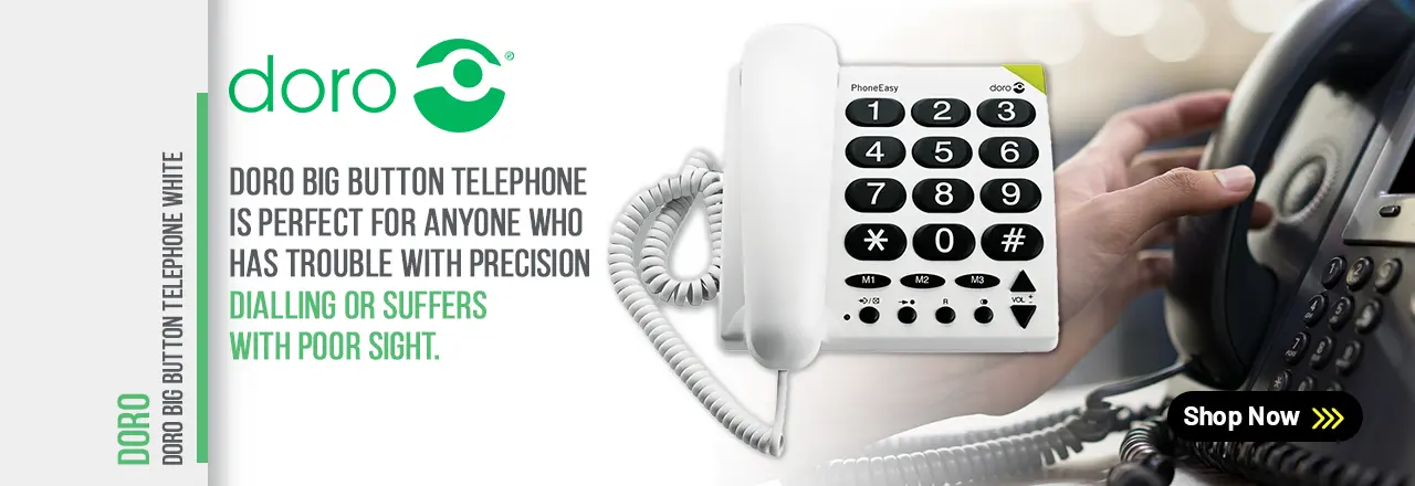 Doro Big Button Telephone White
