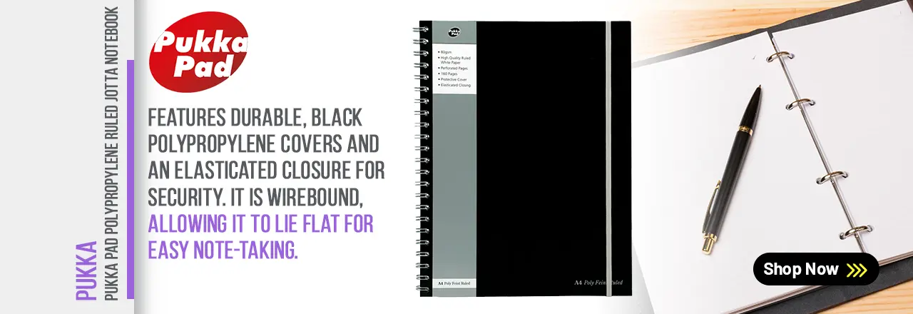 Pukka Pad Polypropylene Ruled Jotta Notebook